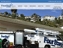 Tablet Screenshot of fourstarplumbingoc.com